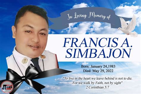 Funeral Tarpaulin Template .